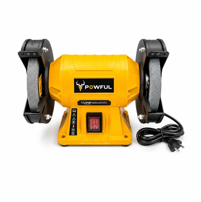 Esmeril de Banco POWFUL 1/6 HP 120W