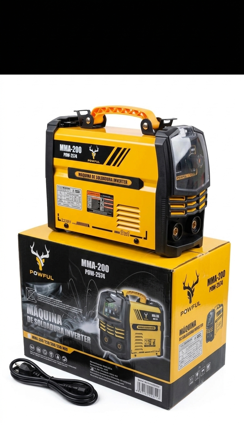 MAQUINA DE SOLDAR INVERTER 200 AMP - Imagen 3