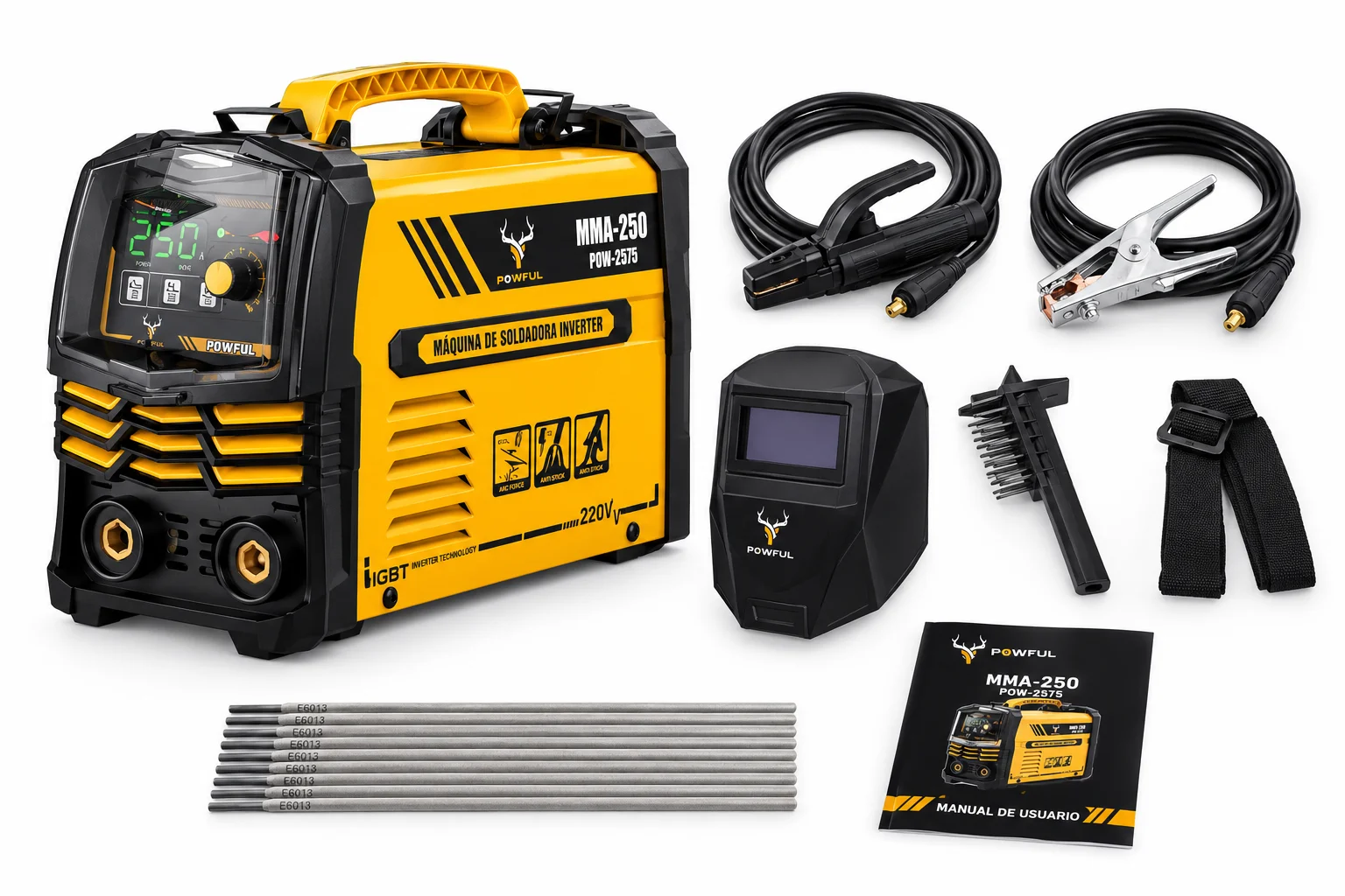 MAQUINA DE SOLDAR INVERTER 250 AMP
