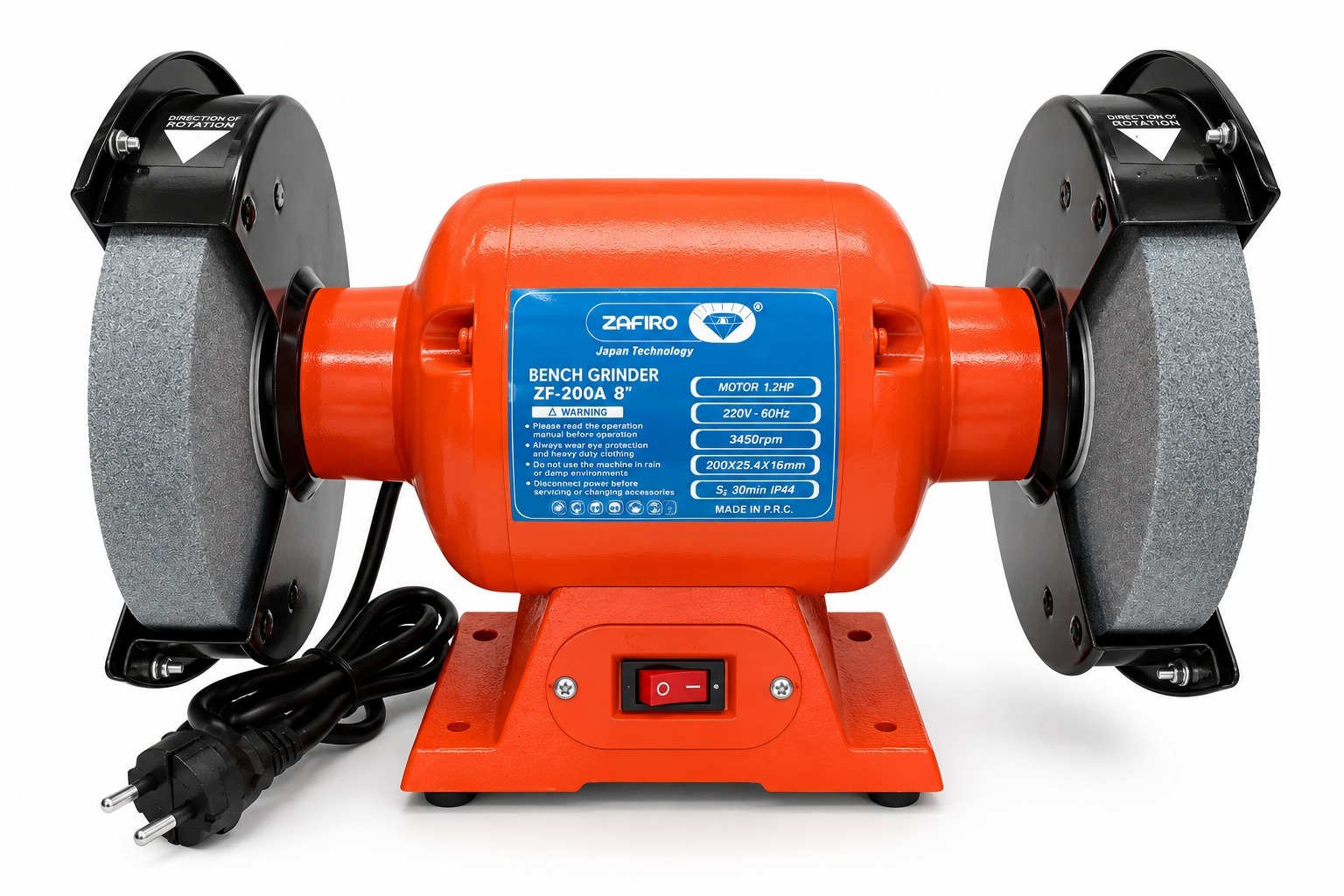 ESMERIL DE BANCO 8" 1.2 HP